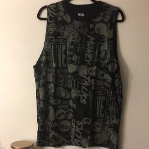 NWOT AC/DC muscle tee